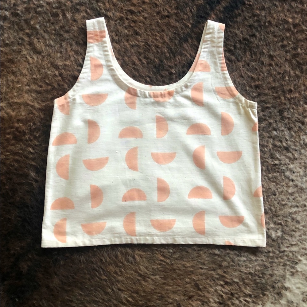 Poem cropped tank